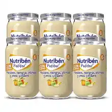 Pack 6x Nutribén potitos de frutas 235gr