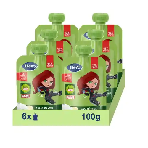 Pack 6x100g Bolsitas HERO Marvel Mi Fruta sólo 4,71€ + ENVIO GRATIS APP