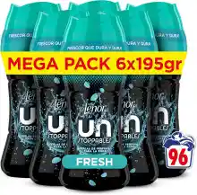 Pack 6x195g Lenor UNstoppables Perlas Perfume