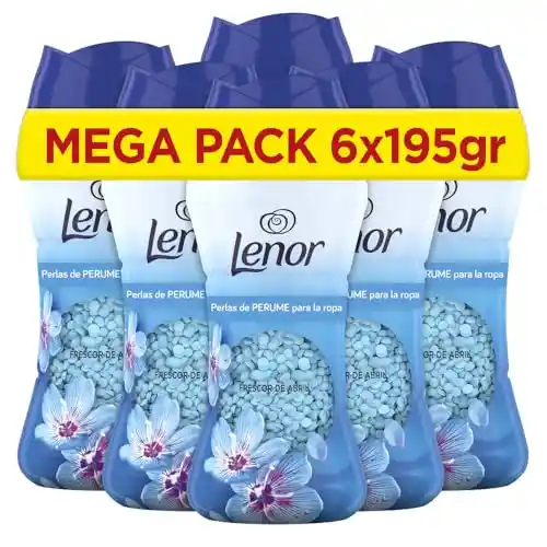 Pack 6x195g Perlas Perfume Lenor UNstoppables
