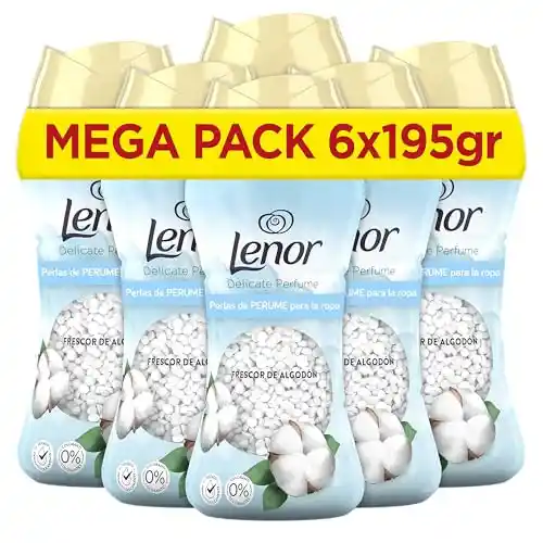 Pack 6x195g Perlas Perfume Ropa Lenor Unstoppables