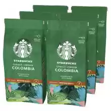 Pack 6x200g Starbucks Single Origin Colombia Café molido Tostado Medio