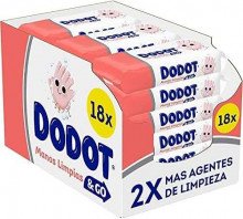 Pack 720 toallitas húmedas Dodot Manos Limpias & Go