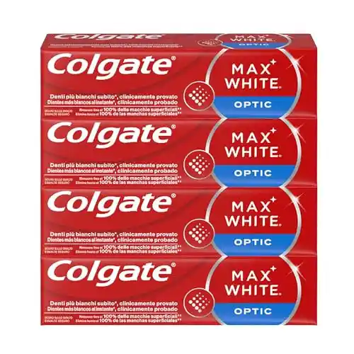 Pack 8x Colgate Max White Optic (2ª unidad al -70%)