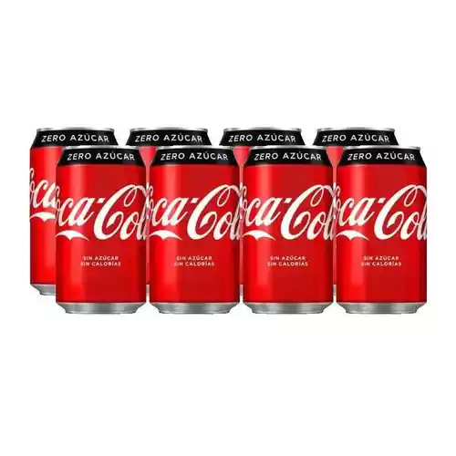 Pack 8x latas de Coca-Cola Zero 33cl (ENVIO GRATIS)