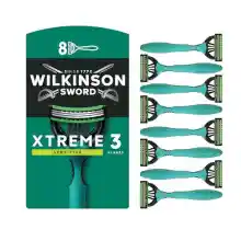Pack 8x Maquinillas Desechables Wilkinson Xtreme 3 Sensitive