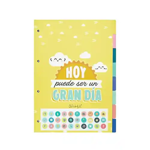 Pack 8x Separadores para archivadores Mr. Wonderful