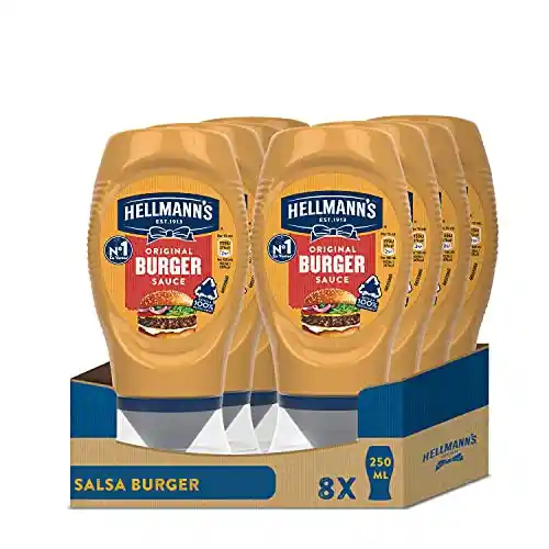 Pack 8x250ml Hellmann's Salsa Burger