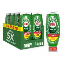 Pack 8x450ml Fairy Maxi Poder Lavavajillas
