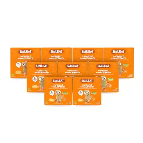 Pack  9x60g Panecitos Multicereales Smileat Sin gluten y sin azúcar