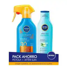 Pack ahorro NIVEA SUN crema solar + aftersun ¡SOLO HOY!