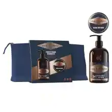 Pack Cuidado de Barba King C. Gillette con limpiador 3 en 1, bálsamo y neceser
