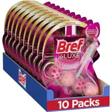 Pack de 10 ambientadores Bref Deluxe Magnolia Cesta WC