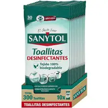 Pack de 10x30 Toallitas Desinfectantes Multiusos Sanytol