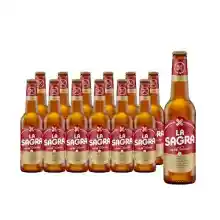 Pack de 12 cervezas La Sagra Sin Gluten (330 ml)