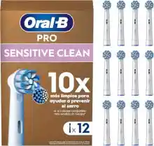 Pack de 12x Cabezales originales Oral-B Pro Sensitive Clean