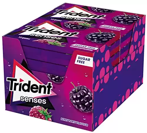 Pack de 12x Trident Senses Berry chicles sin azucar