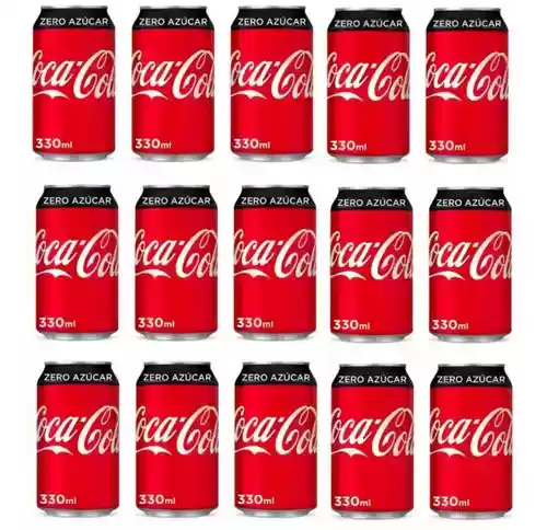 Pack de 15x Coca Cola Zero 33cl