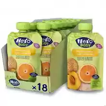 Pack de 18 x 100 g Hero Baby Bolsita de Multifrutas con Galletas