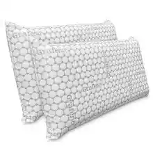 Pack de 2 almohadas Somnia Descanso Viscoelástica Carbono 70cm