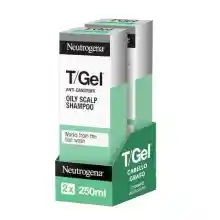 Pack de 2 champús anticaspa Neutrogena T/Gel (250 ml cada uno)