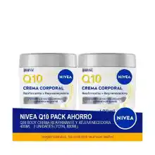 Pack de 2 cremas corporales NIVEA Q10 Reafirmante y Rejuvenecedora (800ml)