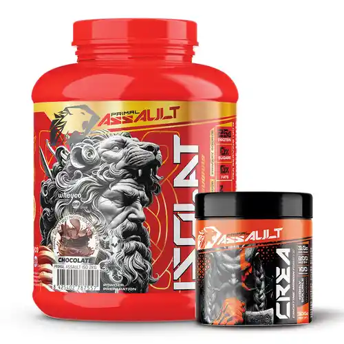 Pack de 2 Kg de Proteína ISOLATE 2KG + Creatina en Polvo Sin Sabor 300g