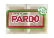 Pack de 2 pastillas de jabón Pardo Natural Blanco (150g cada una)
