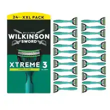 Pack de 24 afeitadoras desechables Wilkinson Sword Xtreme 3 Sensitive para hombres