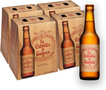 Pack de 24 cerveza La Estrella de Galicia 33cl