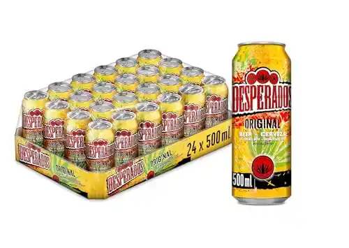 Pack de 24 Cervezas Desperados con Tequila