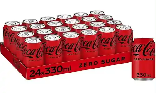 Pack de 24 Latas de Coca-Cola Normal o Zero