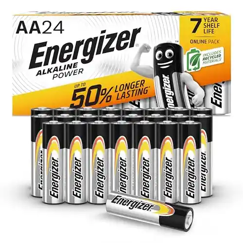 Pack de 24 Pilas Alcalinas AA Energizer