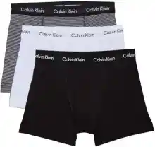 Pack de 3 calzoncillos bóxer Calvin Klein para hombre, multicolor