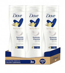 Pack de 3 - Dove Loción Corporal para Piel Seca Bodymilk Nutrición Esencial 400ml