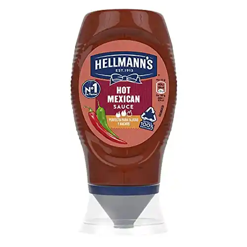 Pack de 3 Salsas Hot Mexican Hellmann's 250 ml