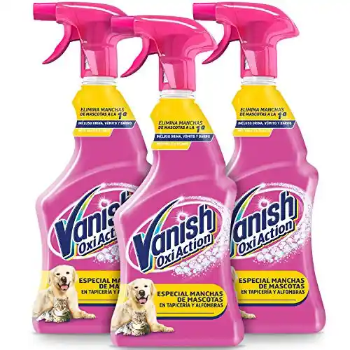 Pack de 3 Vanish Oxi Action Quitamanchas Mascotas