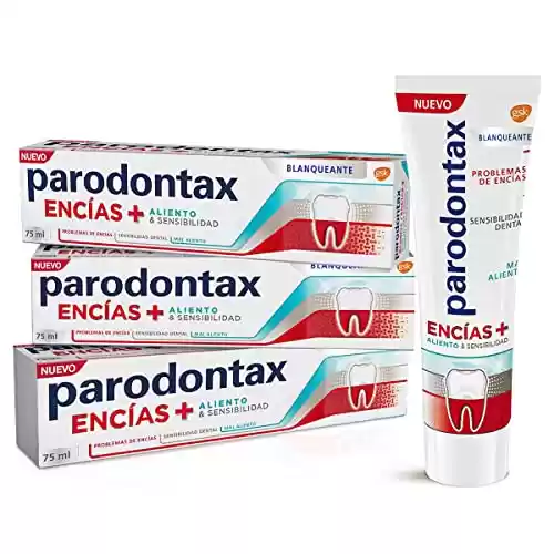 Pack de 3 x 75 ml Parodontax Pasta de Dientes Blanqueante