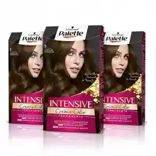 Pack de 3x unidades de Tinte permanente 5 castaño claro Schwarzkopf Palette Intensive Creme Color