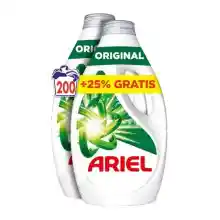 Pack de 4 botellas Ariel Detergente Líquido Original (4 x 2250 ml)