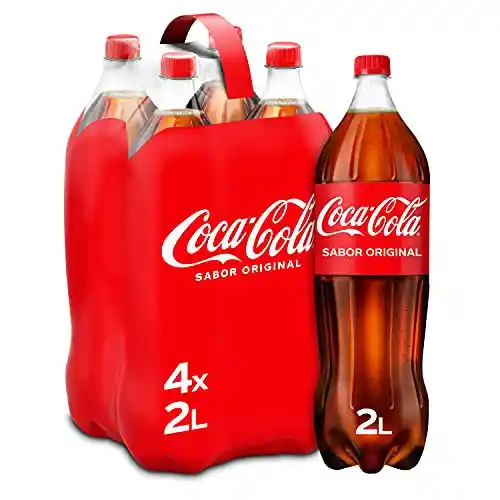 Pack de 4 botellas de 2L de Coca-Cola