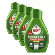 Pack de 4 Fairy Limón Spray Antigrasa Recambio 500ml