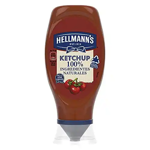 Pack de 4 Kétchup Hellmann's 100% Ingredientes Naturales