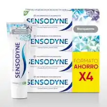 Pack de 4 pastas de dientes Sensodyne Blanqueante (4x75 ml)