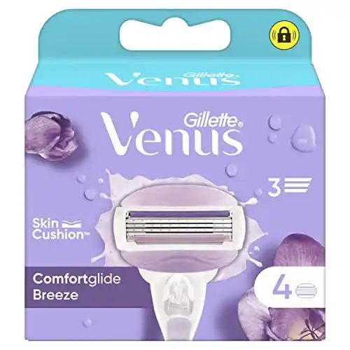 Pack de 4 recambios para maquinilla Gillette Venus Comfortglide Breeze