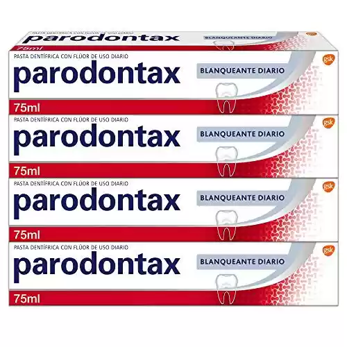 Pack de 4x75 ml Pasta de Dientes Parodontax Blanqueante