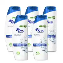 Pack de 5 Champús H&S Anticaspa (400ml)