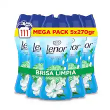 Pack de 5 Lenor Perlas de Perfume Brisa Marina y Jazmín (5 x 270g)