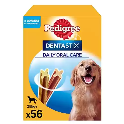 Pack de 56 sticks Dentastix Snack Dental para la Higiene Oral de Perros Grandes