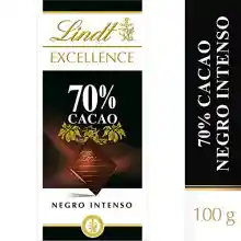 Pack de 5x Lindt Excellence Tableta de chocolate negro 70% cacao